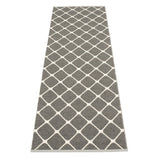 Pappelina Rex Woven Plastic Washable Rug With Double Folded Hemmed Edge 