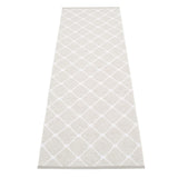 Pappelina Rex Woven Plastic Washable Rug With Double Folded Hemmed Edge 