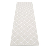 Pappelina Rex Woven Plastic Washable Rug With Double Folded Hemmed Edge 