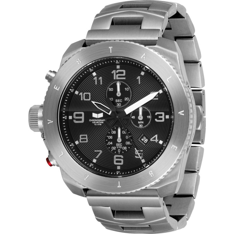 Vestal Restrictor Watch | Silver/Silver/Black/Brushed RES001