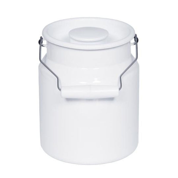 Riess 2L Milk Can with Lid | White
