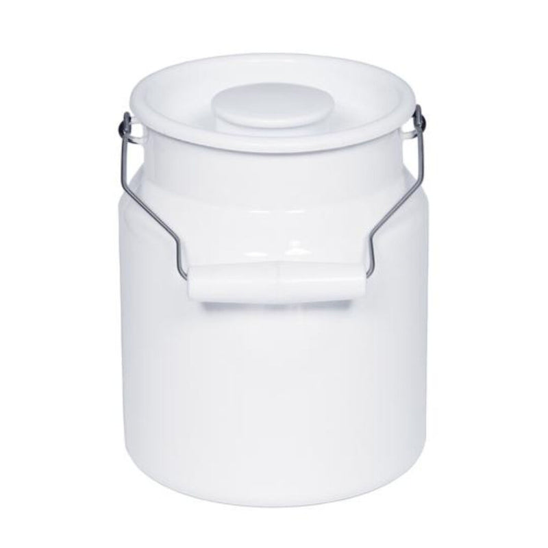 Riess 2L Milk Can with Lid | White