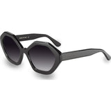 Velvet Eyewear Rita Black Sunglasses | Grey Fade V016BK05
