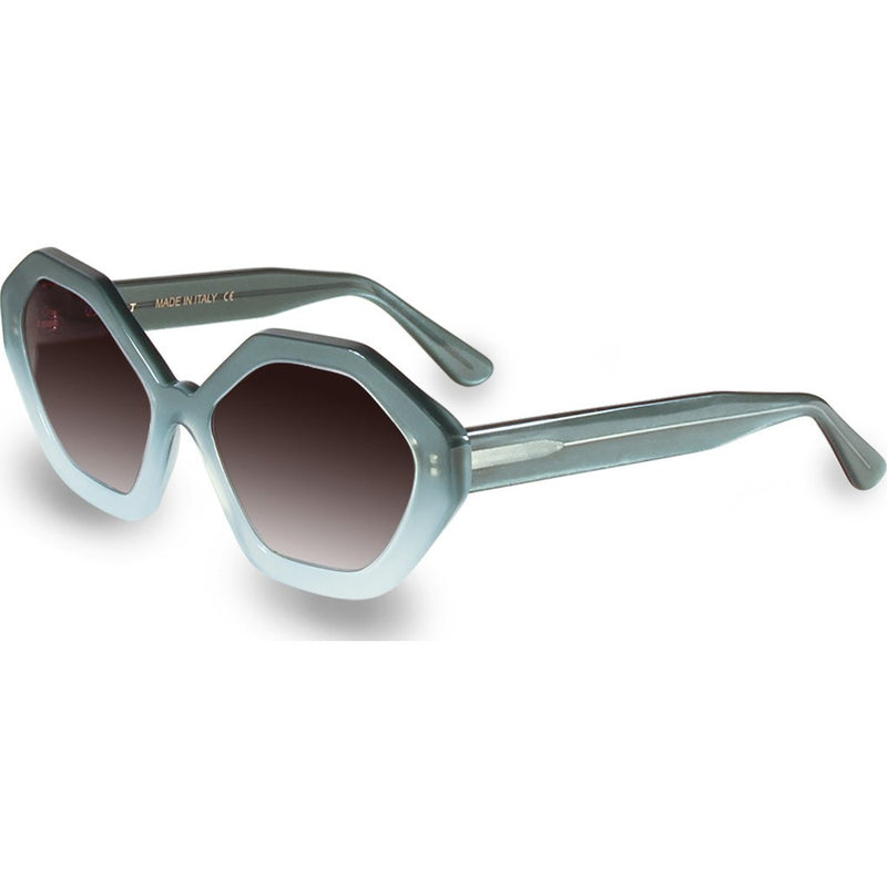 Velvet Eyewear Rita Sea Foam Sunglasses | Brown Fade V016SF01