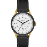 Tsovet SVT-RM40 Cream & Black Watch | Black Leather RM431510-45