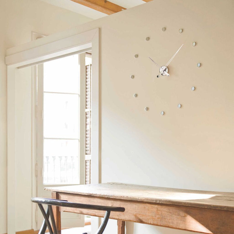 Nomon Rodon 12 G Wall Clock | Brass/Walnut