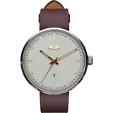 Vestal Roosevelt Watch | Brown/Silver/Marine/Italian Leather RST3L01