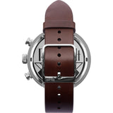 Vestal Roosevelt Chrono Watch | Brown/Silver/Marine/Italian Leather RSTCL04