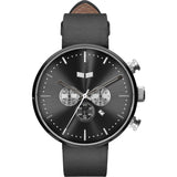 Vestal Roosevelt Chrono Watch | Black/Gun/Italian Leather RSTCL05