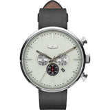 Vestal Roosevelt Chrono Watch | Black/Silver/Marine/Italian Leather RSTCL06