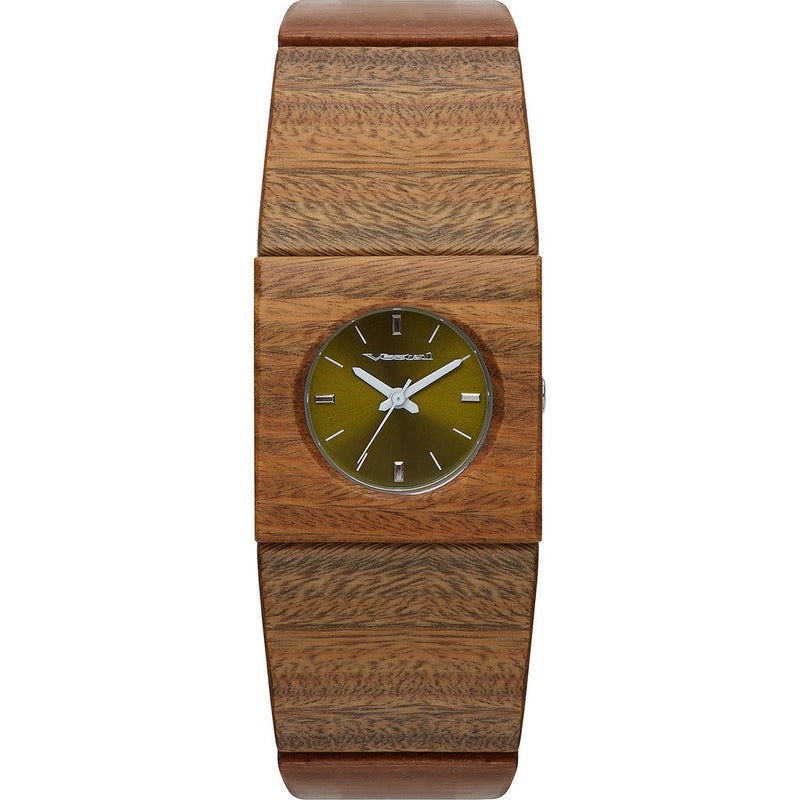 Vestal Rosewood Slim Watch | Sandalwood (Real Wood) RWS3W03