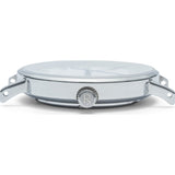 Rossling & Co. Classic Automatic Stirling Watch | Silver/White/Blue RO-002-002