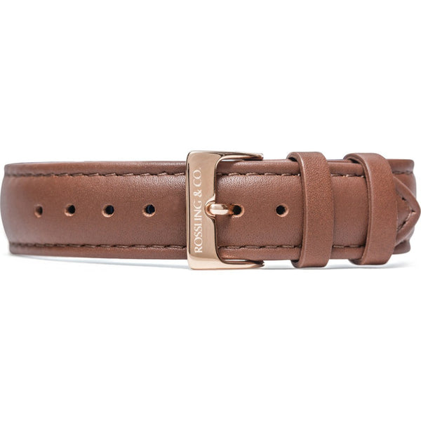 Rossling & Co. Westhill 18mm Watch Strap | Brown Leather RO-998-007