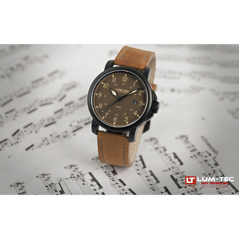 Lum-Tec RR5 Automatic Watch | Leather Strap