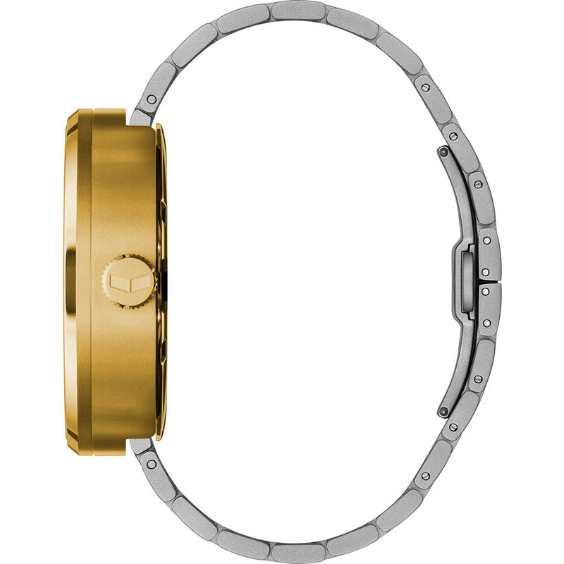Vestal Roosevelt 5-Link Metal Watch | Gold/Brown/Silver