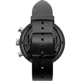 Vestal Roosevelt Chrono Italian Leather Watch | Black/Gun-Silver