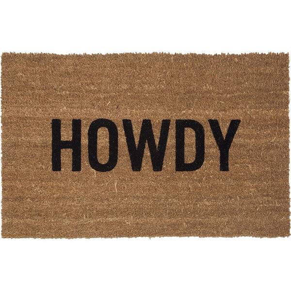 Reed Wilson Design Howdy Doormat | Flocked Lettering DRMT105