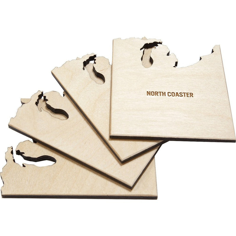 Reed Wilson Design North Coaster 4 Piece Set | Baltic Birch CSTR104