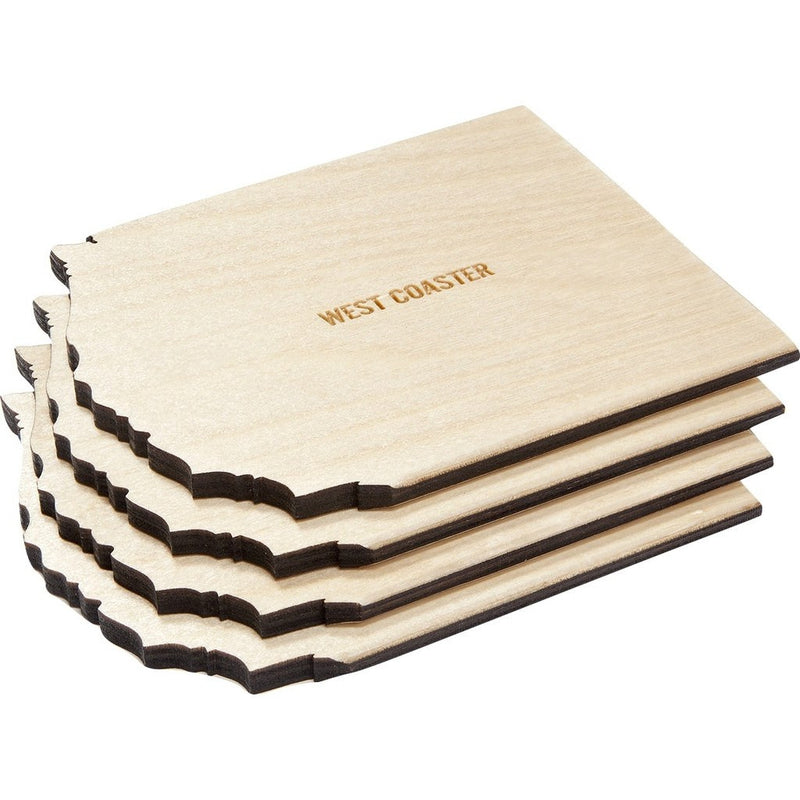 Reed Wilson Design West Coaster 4 Piece Set | Baltic Birch CSTR101