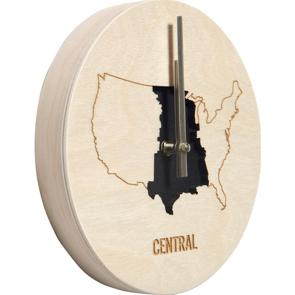 Reed Wilson Design Central Time Zone Clock | Baltic Birch CLK103