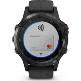 Garmin Fenix 5 Plus Sapphire Multisport GPS Watch | Black 010-01988-00