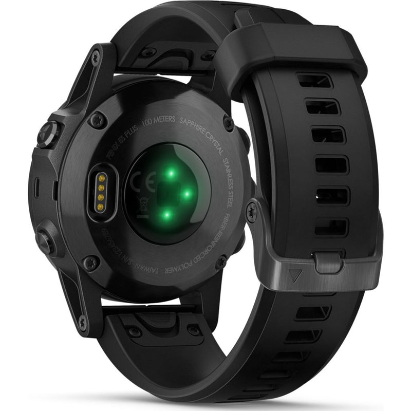 Garmin Fenix 5S Plus Sapphire Multisport GPS Watch | Black 010-01987-02