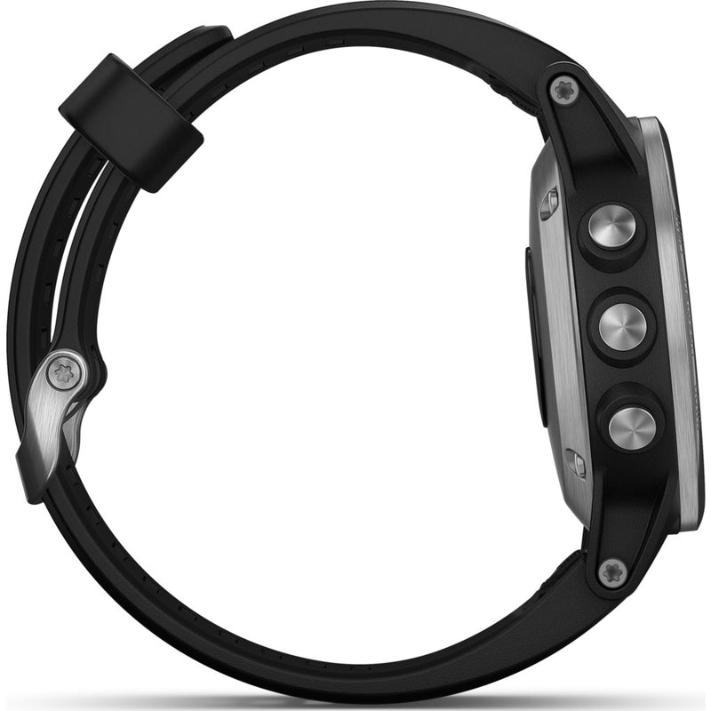 Garmin Fenix 5S Plus Multisport GPS Watch | Silver/Black