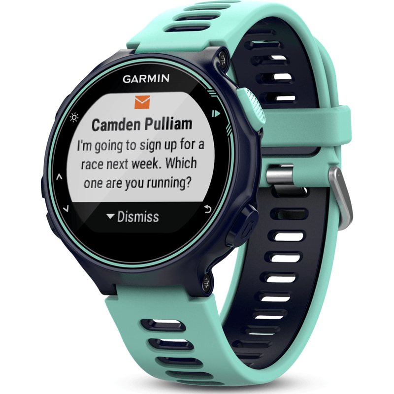 Garmin Forerunner® 735XT GPS Multisport Watch | Midnight/Frost Blue