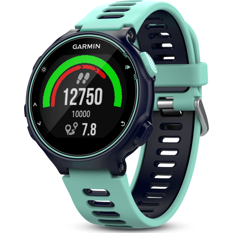 Garmin Forerunner® 735XT GPS Multisport Watch | Midnight/Frost Blue