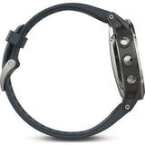 Garmin Fenix 5 Multisport GPS Watch | Silver/Granite Blue 010-01688-01