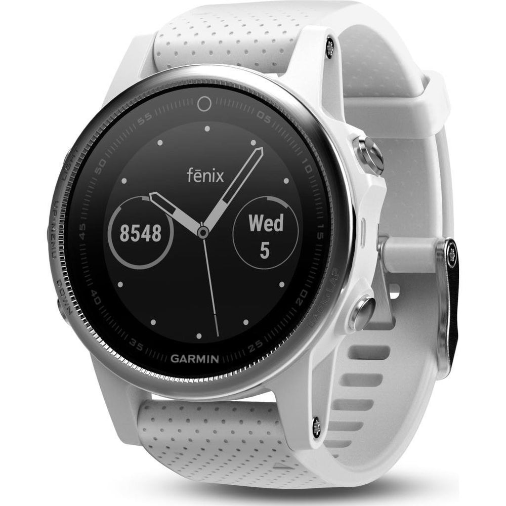 Garmin Fenix 5S Multisport GPS Watch Carrara White – Sportique