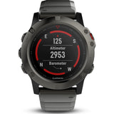 Garmin Fenix 5X Sapphire Multisport GPS Watch | Slate Gray 010-01733-04