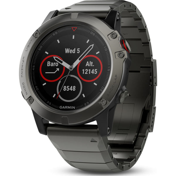 Garmin Fenix 5X Sapphire Multisport GPS Watch in Slate Gray Garmin Fenix 5X Sapphire Multisport GPS Watch in Slate Gray