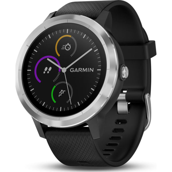 Garmin Vivoactive 3 Activity Tracking GPS Smartwatch | Black & Stainess 010-01769-01 ENG