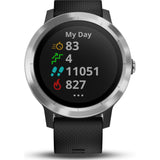 Garmin Vivoactive 3 HR Activity Tracking GPS Smartwatch | Black & Stainless
