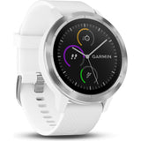 Garmin Vivoactive 3 Activity Tracking GPS Smartwatch | White & Stainless Steel 010-01769-21