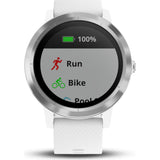 Garmin Vivoactive 3 Activity Tracking GPS Smartwatch | White & Stainless Steel 010-01769-21