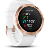 Garmin Vivoactive 3 HR Activity Tracking GPS Smartwatch | Rose Gold/White 010-01769-05