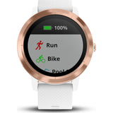Garmin Vivoactive 3 HR Activity Tracking GPS Smartwatch | Rose Gold/White 010-01769-05