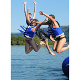 Aquaglide Rebound 12 Inflatable Trampoline | Yellow/Blue/Black 58-5209100
