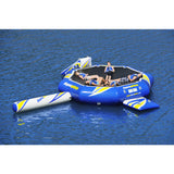 Aquaglide Rebound 16 Inflatable Trampoline w/ Log & Slide | Yellow/Blue/White 58-5209201
