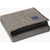 Faribault Recycled Wool Throw | Black Whip 14275 45" x 66"