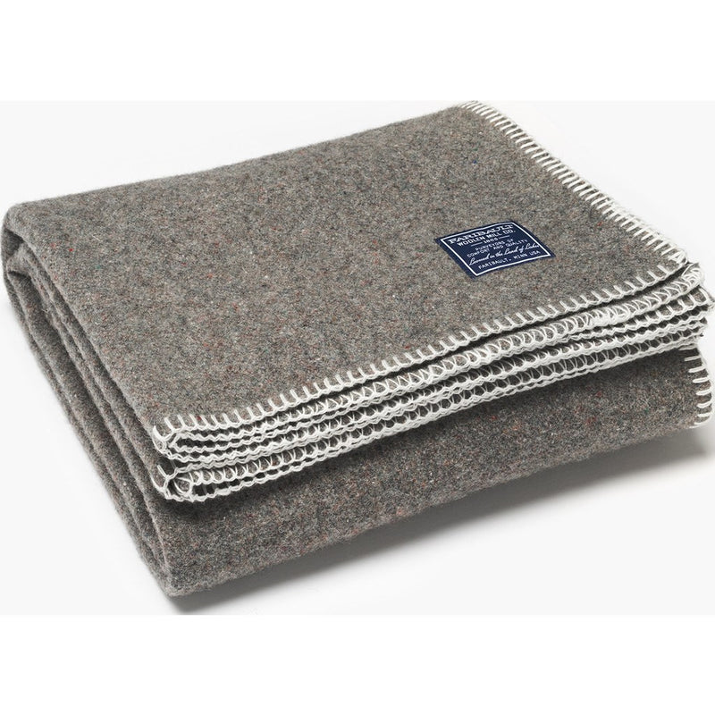 Faribault Eco-Woven Wool Throw | White 14213 50x72