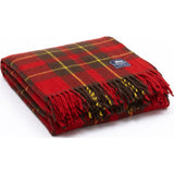 Faribault Pak-a-Robe Plaid Packable Wool Throw | Nokomis Red 17252 50x60
