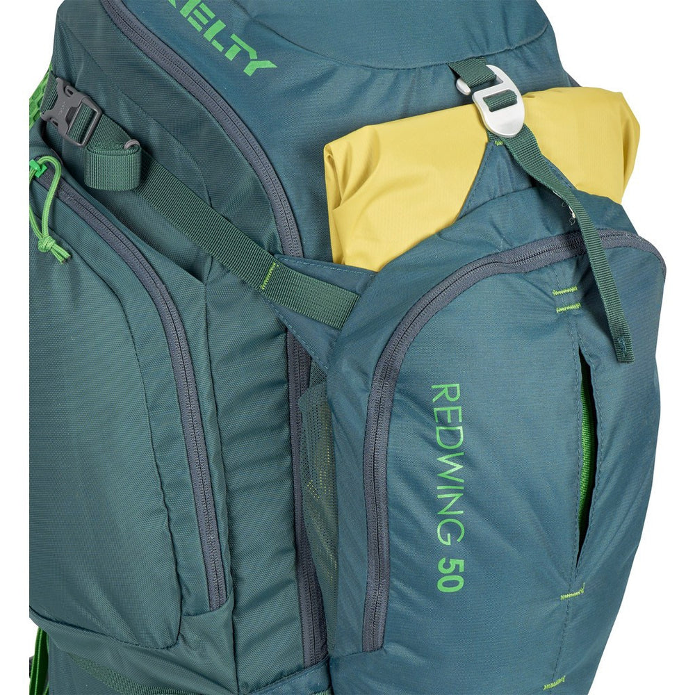 green kelty redwing backpack | 50 | Duck Green/Burnt Olive and opens like a suitcase for quick packing Kelty Redwing 50L Backpack Green