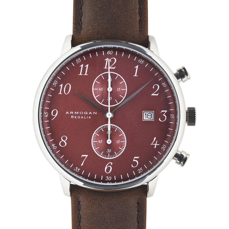 Armogan Regalia C-71 Chronograph Watch | Red Ruby