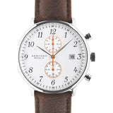 Armogan Regalia S-87 Chronograph Watch | Silvered White