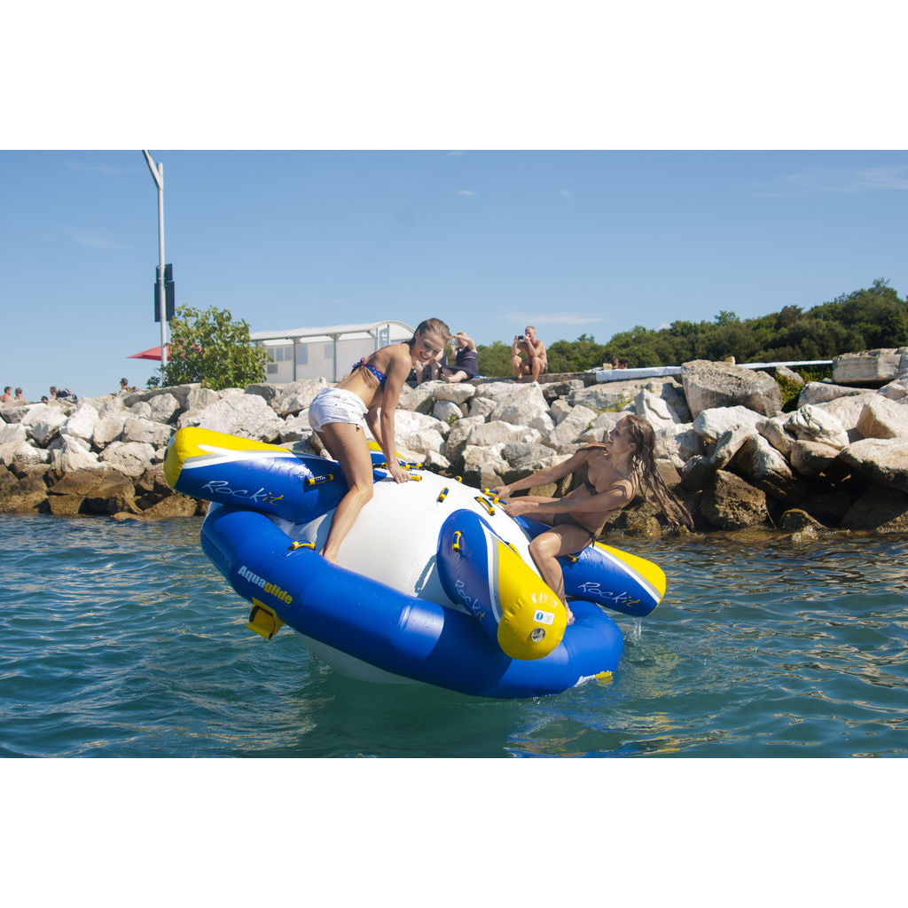 Aquaglide Rockit Jr Water Rocker Yellow/Blue/White – Sportique