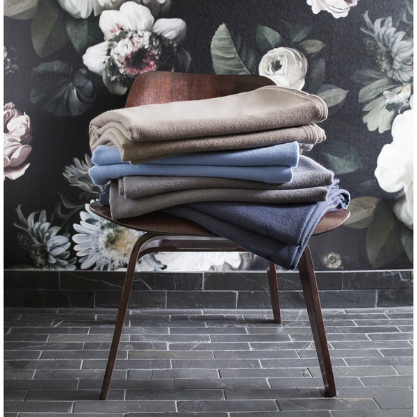 Faribault Royal Carefree Wool Blanket | Charcoal 16484 Twin/16491 Queen/16507 King