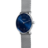 Sternglas Naos Quartz Watch | Blue/Steel Milanaise